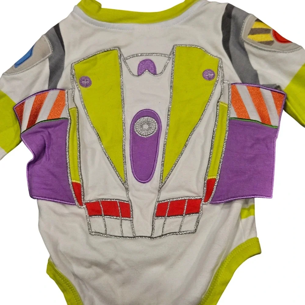 Disney Baby Toy Story Buzz Lightyear Bodysuit Baby Infant Costume One Piece 9-12